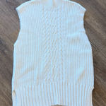 Loft  Cream Cable Knit Vest Photo 0