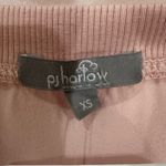 Pj Harlow Gianna Satin V-Neck Tee Blush Pink Size XS Lounge Pajama Top Photo 9