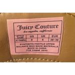 Juicy couture Rhinestone Cowboy Boots Heeled Ankle Booties Western Style Size 8 Tan Photo 8