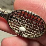 Signed Gerry’s Tennis Racquet Ball Gold Tone Brooch Pin Photo 10