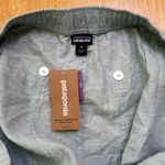 Patagonia Women’s Island Hemp Beach Pants Tapered 28” Inseam Atoll Blue XL NWT Photo 3