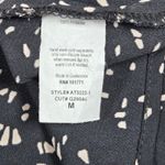 Kaileigh Long Sleeve Black & Tan Blouse M NWOT Photo 5