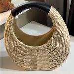 A New Day Tan and Black Woven Bag Photo 0