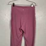 Lululemon Women 8 Pink Dark Oxide Groove Super High Rise Crop 23" Nulu Pocket Photo 5