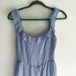 Heartloom Dennis Dress in Lilac Blue Medium Smocked Bodice, Ruffle Hem Photo 2