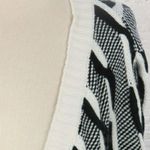 Cottagecore Braided Knit Cardigan Draped Open Front Black Ivory OS Boho Chic Size undefined Photo 5