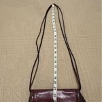 Vintage Ottorino Bossi iItalian Leather Crossbody Purse Small Handbag Purple Bag Photo 13