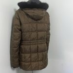 Eddie Bauer  Lodge Down  Coat Parka Warm Fur Hooded Zip Up Large Tall Photo 3