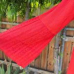 Free People  Parisian Nights Eyelet Bell Sleeve Top size M Photo 1