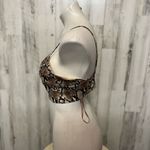 Snake print top Brown Size L Photo 3