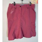 Salomon  Women’s Activewear Pink Ruffle Skirt Y2K 8 Low rise Cargo Belt Loops 90s Photo 0