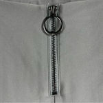 Alo Yoga  Grey High Rise Zipper Front‎ Leggings Photo 2