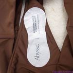 NEW Abysse x free people Benson high waisted bikini bottoms in dark brown, L Brown Size L Photo 8