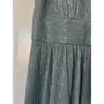Eliza J NEW  Halter neck Light Blue metallic keyhole‎ dress maxi gown formal Photo 6