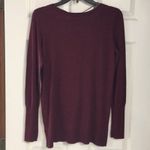 Apt. 9 NEW Sequin Lace Burgundy Sweater Women’s Size Small Appliqué red crewneck maroon Photo 4