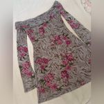 Urban Outfitters Floral Zebra Print Off-Shoulder Dress Photo 2