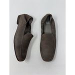 Eileen Fisher Womens Shoes Taupe Sim Tumbled Loafer Flats Suede Square Toe US 7 Photo 2