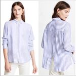 Rails  Sydney Long Sleeve Button Down Shirt in Boracay Stripe size Medium $148 Photo 1