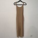 Cuyana  V-Back Pima Cotton Cream Jumpsuit SM Photo 1