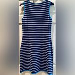 Sail To Sable NWT  navy stripe sleeveless sweater dress Size M Photo 3