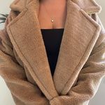 Pretty Little Thing Tall Stone Premium Oversize Teddy Bear Coat Photo 5