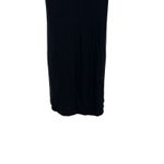 Reformation Jeans Mini Tank Dress Ribbed Double V-Neck Black Tencel Size Large Photo 7