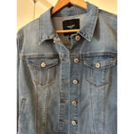 Nine West  Denim Jacket Women's Classic Blue Jean Trucker Size M Photo 3