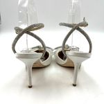 Badgley Mischka  Sacred Pump White Bow Rhinestone Photo 5