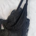 Shirley of Hollywood Black Lace Boned Bustier Corset Garter Lingerie Size 38 Photo 6