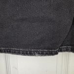 Anthropologie Black Denim Button-Front Skirt Photo 2