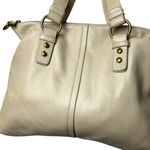 Fossil NEW  Cori Satchel Shoulder Bag Ivory Leather Zipper Closure Capsule Luxury Photo 6