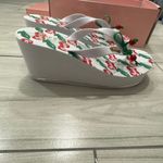 Juicy Couture NIB  cherry platform flip flops sandals size 8 Looks like vintage Photo 5