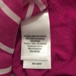 HANNA & GRACIE women’s hot pink chevron size small printed tank pullover v Photo 4