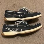 Sperry Womens  Top-Sider Intrepid Black Silver Boat Shoes Size 7.5 Photo 0