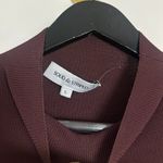 Solid & Striped  The Soglio Long Sleeve Maxi Swetter Dress in Raisin Brown Small Photo 4