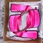 Steve Madden Pink Satin Heels Photo 8