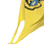 Harry Potter Hogwarts Yellow Cuff Sleeve Tie Front Graphic Tee Shirt Womens L Gold Size L Photo 4