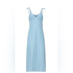 Corset Cami Sleep Dress Blue Size 6 Photo 4