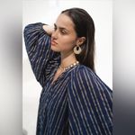 Daughters Of India Poet Maxi Dress In Sapphire Blue Size L Photo 2