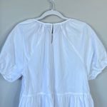 HILL HOUSE The Francesca Top White Size Small Cotton Babydoll Relaxed Photo 5