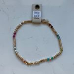 Anthropologie By  Beaded Bubble-Letter Necklace - Home Team - NWT Photo 5