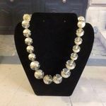 Coldwater Creek 0069 MCM-style Lucite Beaded Necklace w/Silver Tone Hardware Photo 0