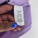 Windsor Light Purple Faux Wrap Front Ponte Knit Ruched Mini Stretch Skirt Photo 5