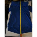 Gibson Blue Slouch Turtleneck Cowl Neck High Low Sweater M NEW Cozy Comfy Boho Photo 7