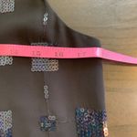 Carol Anderson Collection Sequin Tank Top Small Black USA Party Retro Y2K Party Photo 6