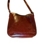 Patricia Nash Viareggio Satchel Crossbody Chestnut Leather Designer Everyday Photo 5