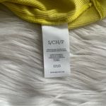 CAbi Radiant Tank Top Citrus (Yellow) Sz S Asymmetrical Ribbed Lightweight Photo 4