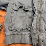 SONOMA Utility Jacket Olive Green Cargo Pockets Zip Front Bomber Style Women XL Photo 1