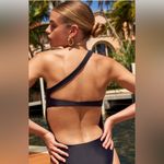 JADE Halo One Piece, Black, Medium, $220 Black Photo 1