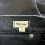 Madewell  The Girljean Adolpha Wash Black Ripped Knee Edition High Rise Size 26 Photo 7